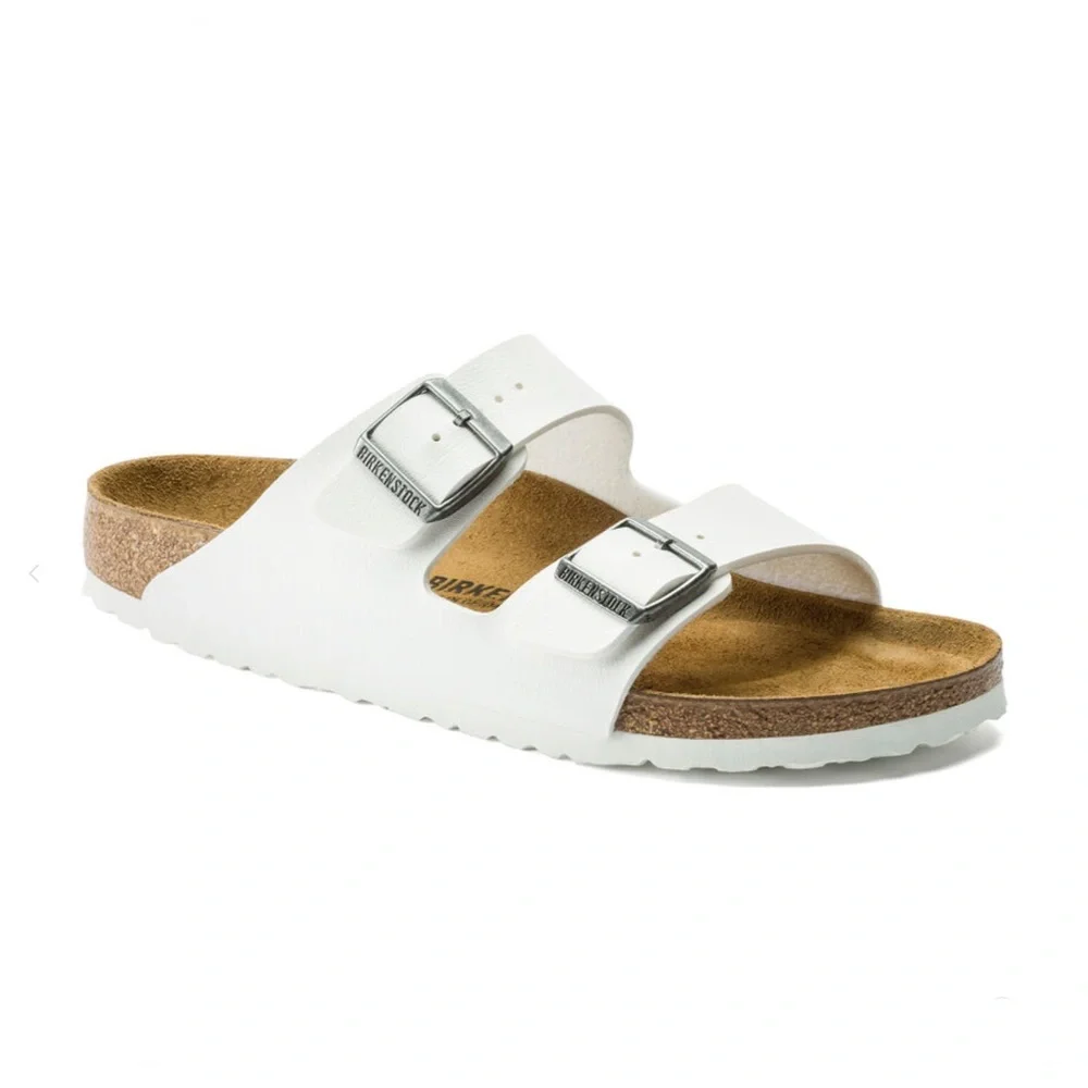 NWT BIRKENSTOCK White Arizona Sandals